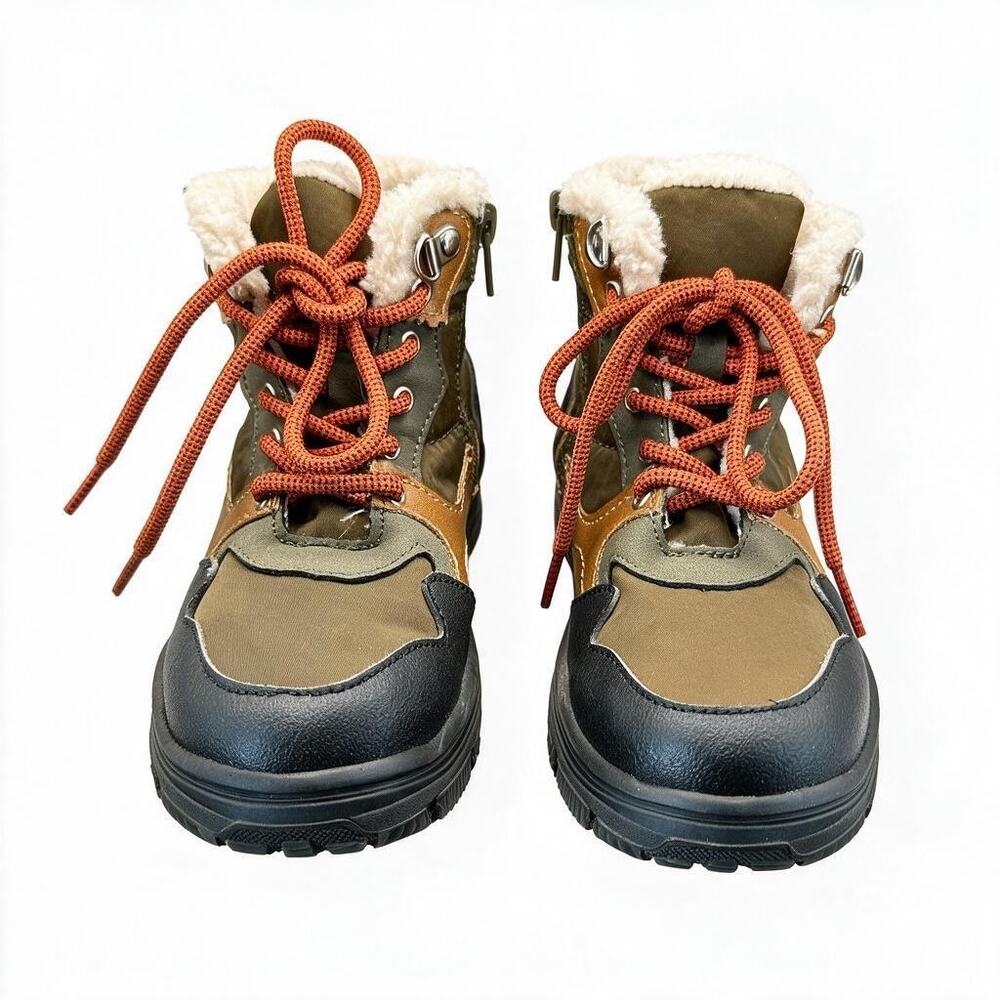 Nordstrom Asher Kids Multicolor Lace Up Winter Boots Size 13M